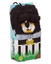 Women's Dog Embellished Plush Crew Socks