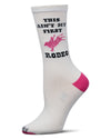 Women's Rodeo Rayon From Bamboo Crew Socks : Color: Marshmallow
