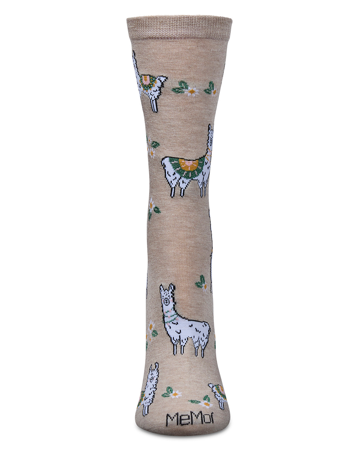 Women's Alpaca Rayon From Bamboo Crew Socks : Color: Oatmeal