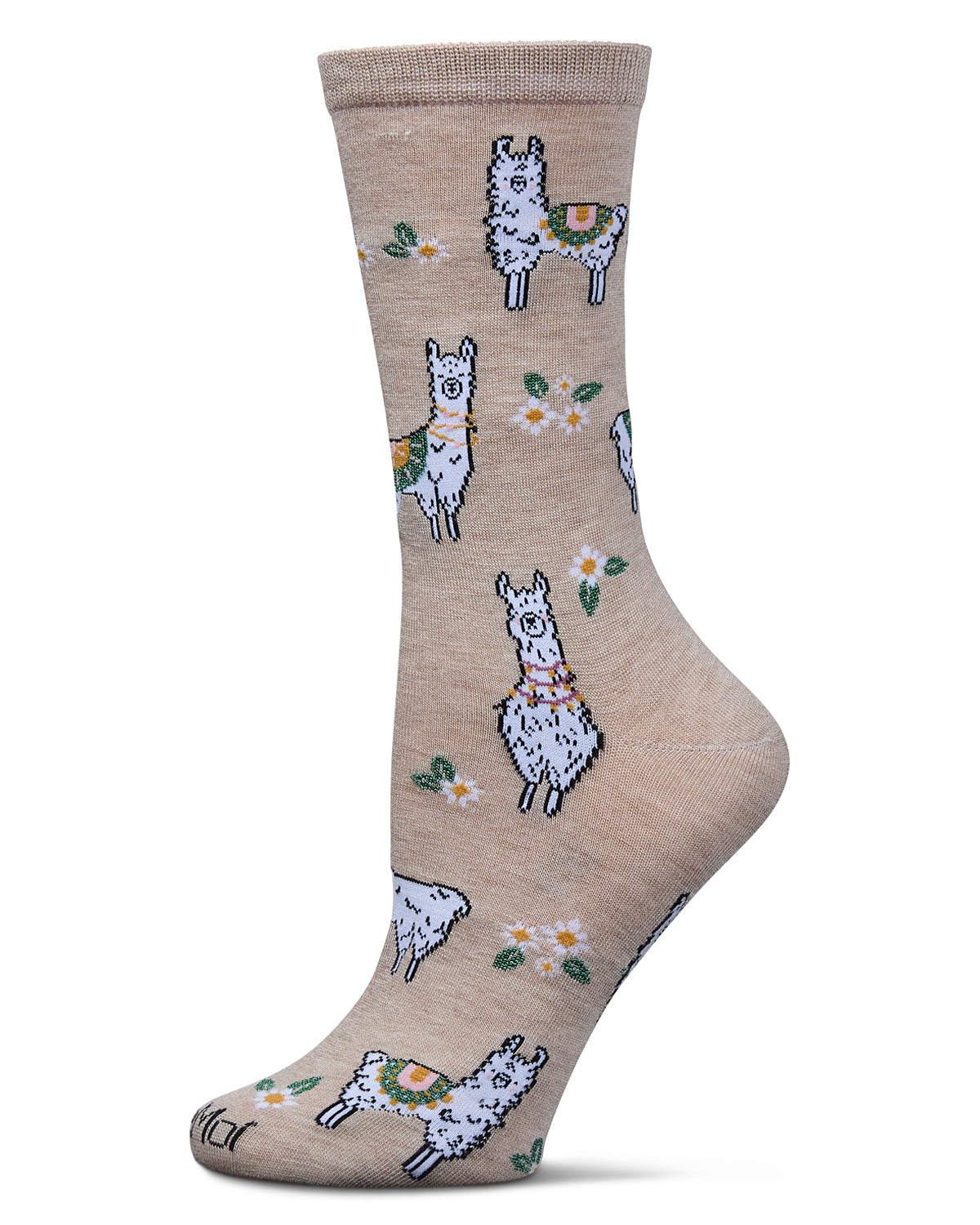 Women's Alpaca Rayon From Bamboo Crew Socks : Color: Oatmeal