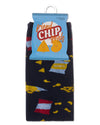 Friend Chip Goals Crew Socks : Color: Navy