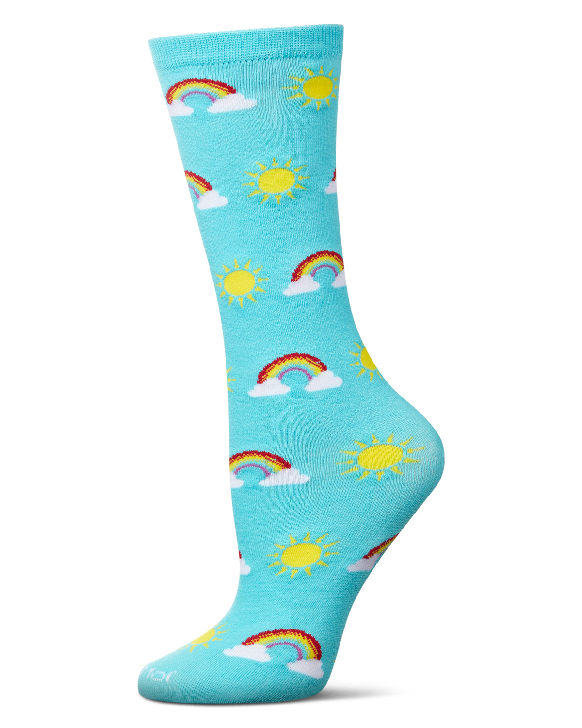 I'm So Over It Crew Socks : Color: Turquoise