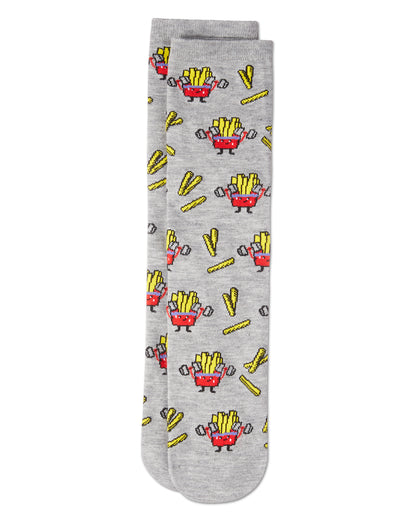 Exercise Nope Extra Fries Crew Socks