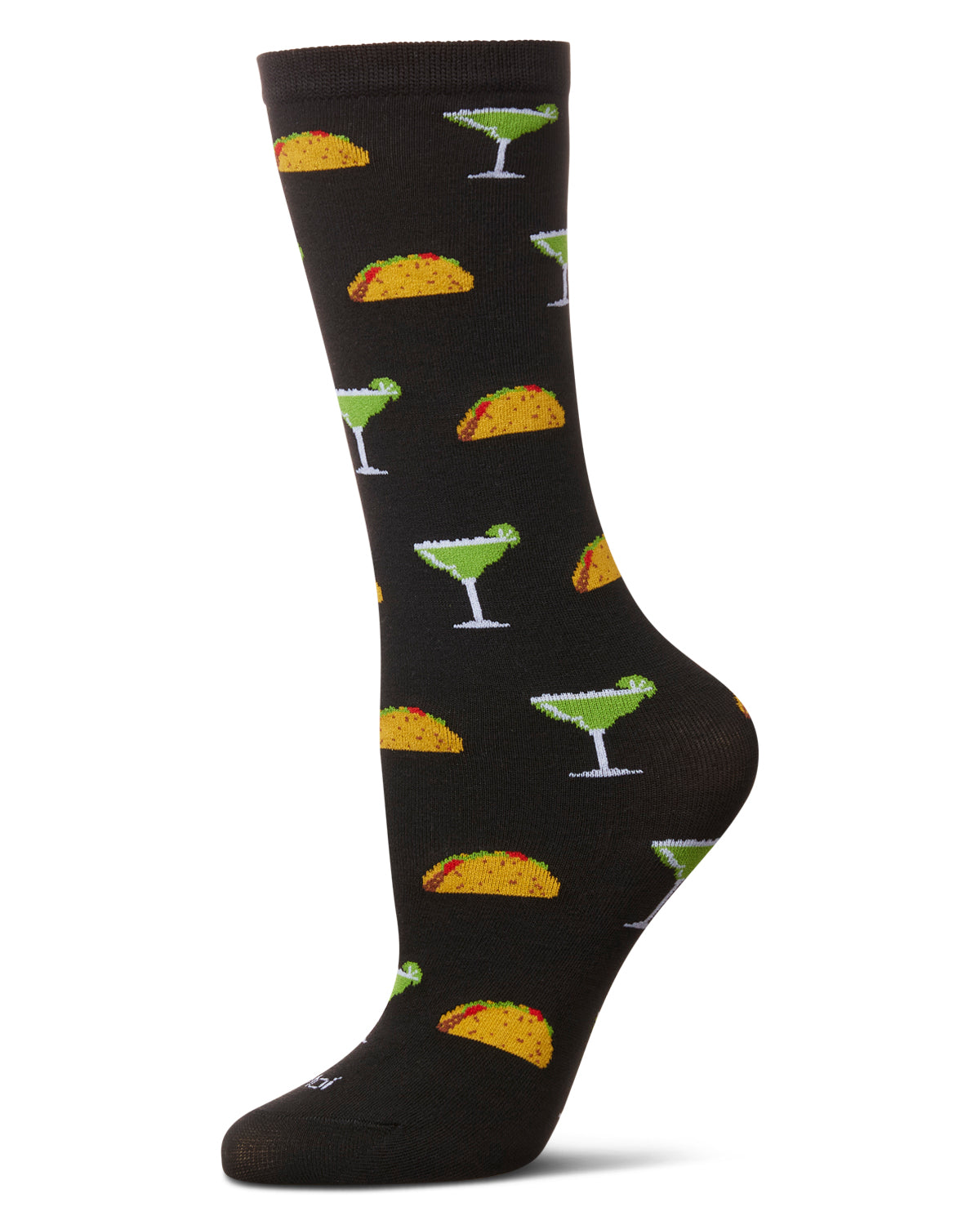 It's Tuesday Somewhere Crew Socks : Color: Black