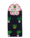 You Grow Girl Crew Socks : Color: Navy
