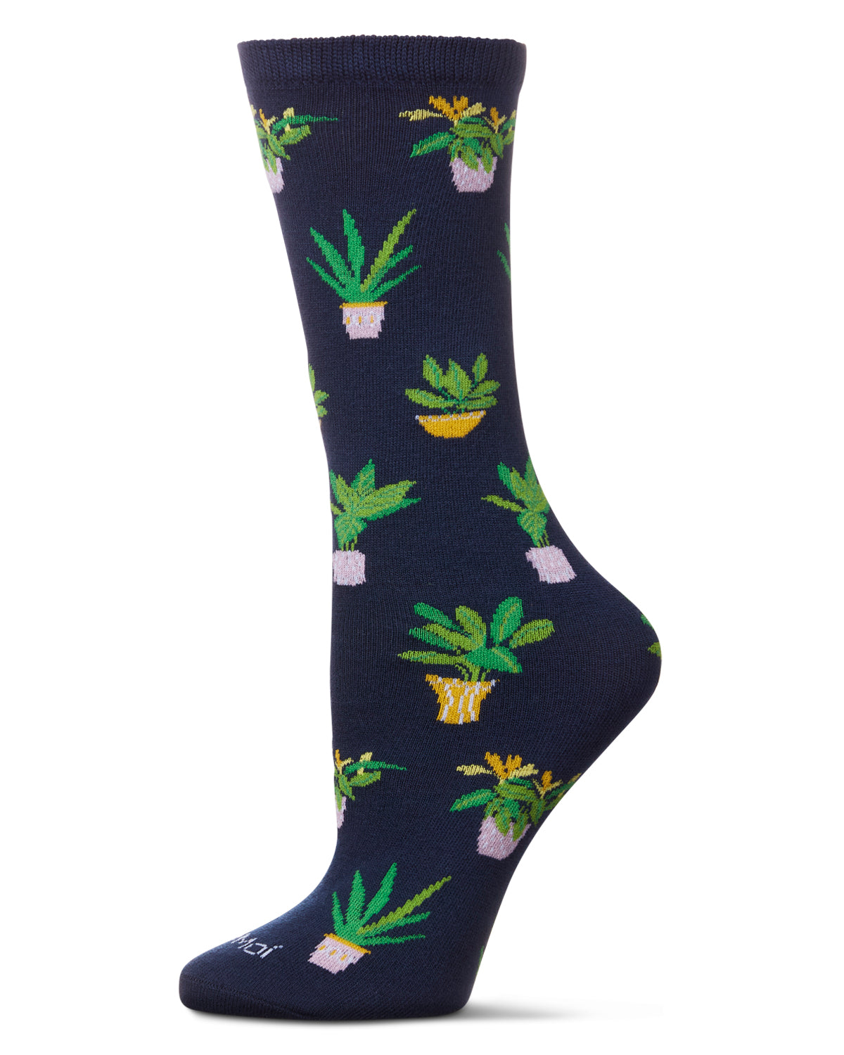 You Grow Girl Crew Socks : Color: Navy
