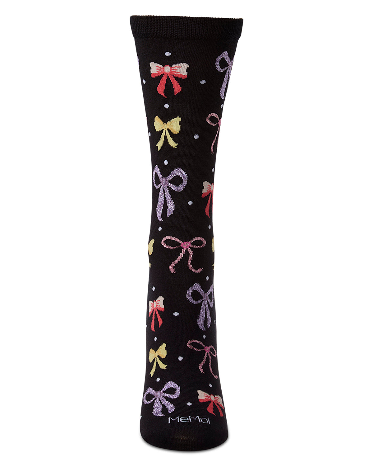 Women's Bows Rayon from Bamboo Crew Socks