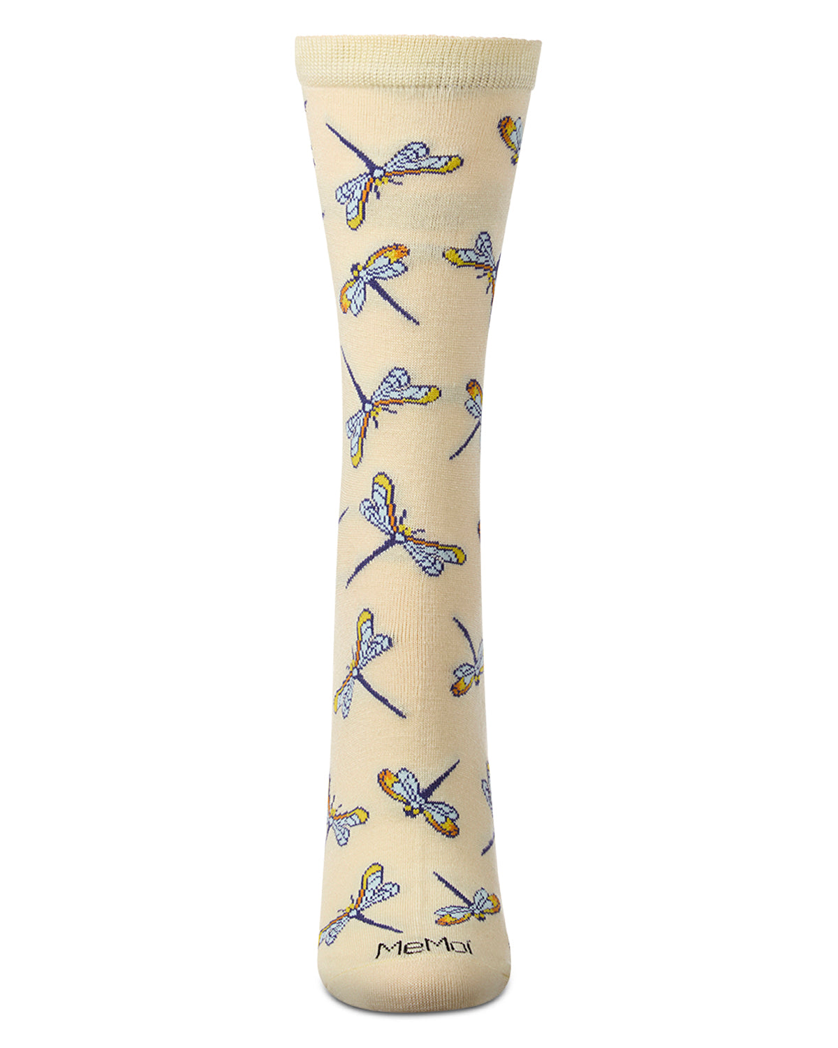 Women's Dragonflies Rayon from Bamboo Crew Socks