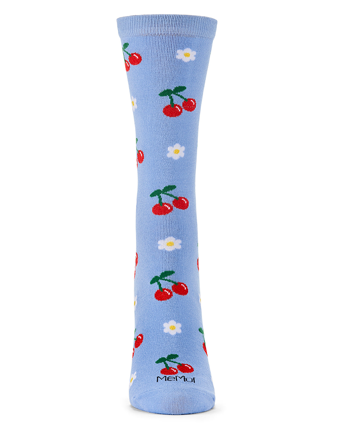 Women's Daisy Cherry Rayon From Bamboo Crew Socks