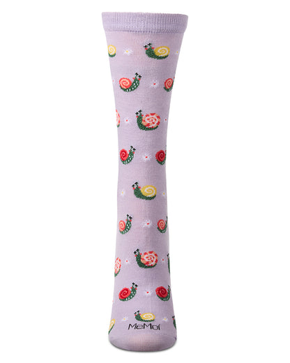 Women's Snails Rayon From Bamboo Crew Socks