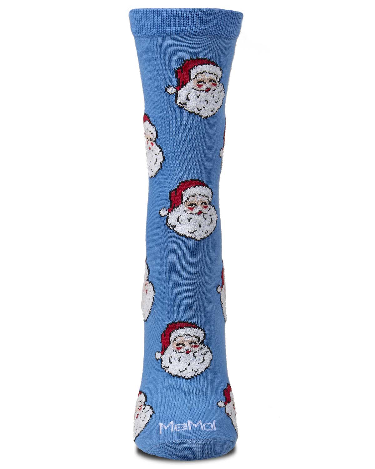 Women's "Retro Santa" Christmas Holiday Novelty Crew Sock