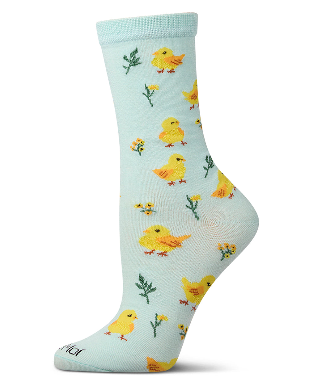 Women's "Chickies" Rayon-Blend Novelty Crew Sock $7