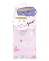 Women's "Best Tea's Forever" Novelty Crew Sock in Fun Gift Packaging