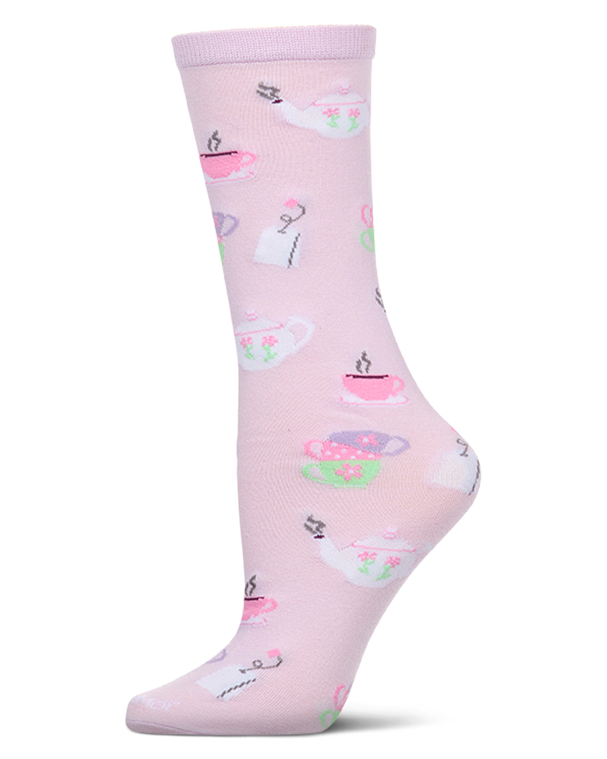 Women's "Best Tea's Forever" Novelty Crew Sock in Fun Gift Packaging