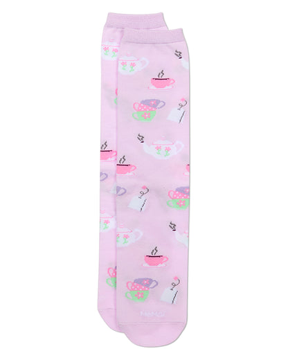 Women's "Best Tea's Forever" Novelty Crew Sock in Fun Gift Packaging