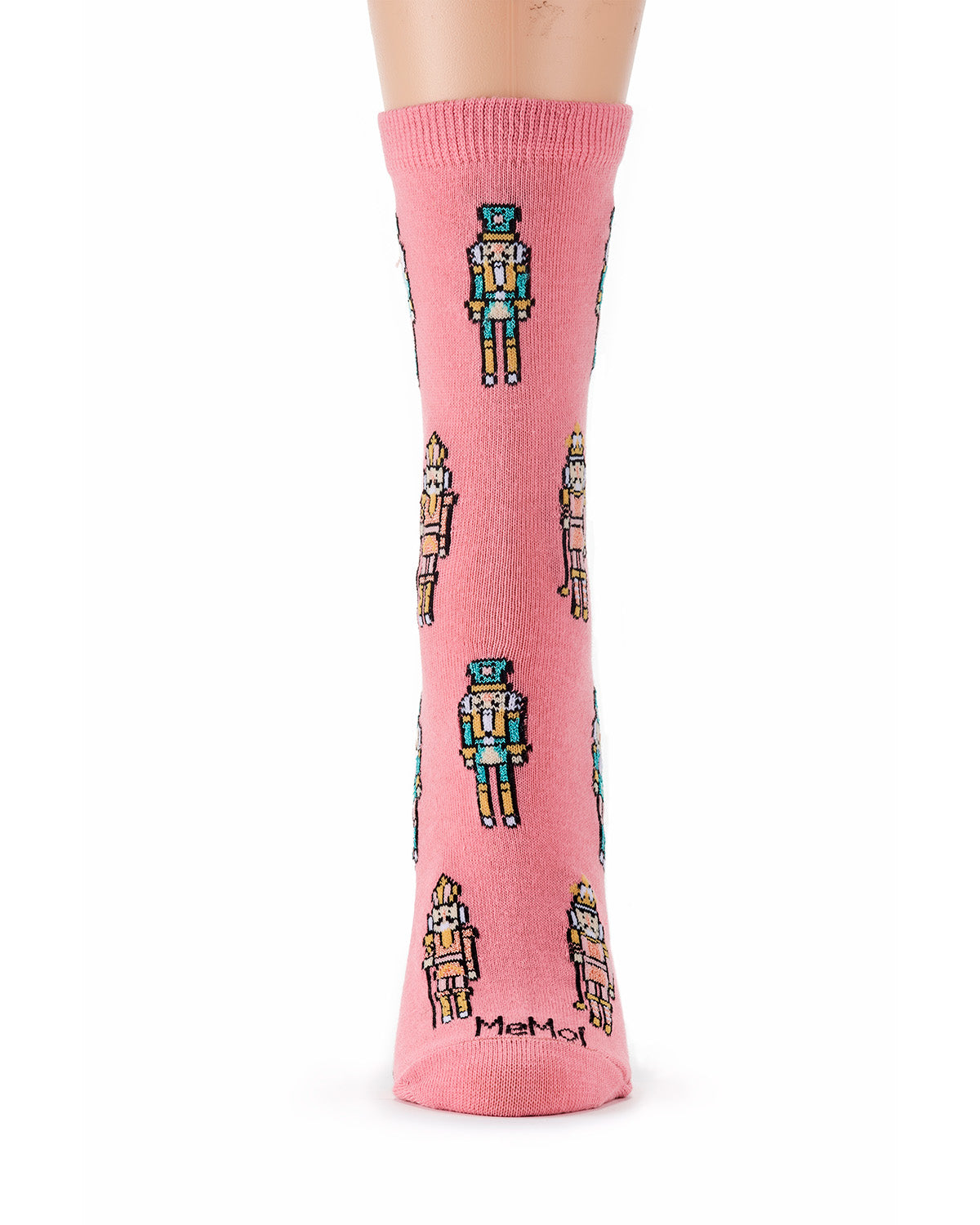 Women's "Nutcrackers" Holiday Fine-Gauge Novelty Crew Sock