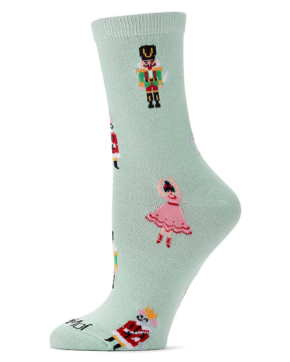 Women's "Nutcracker Ballet" Christmas Holiday Novelty Crew Sock