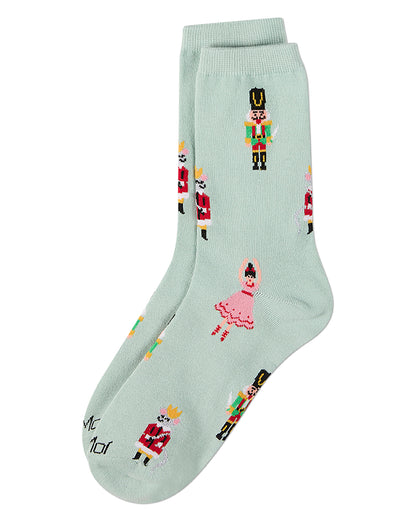 Women's "Nutcracker Ballet" Christmas Holiday Novelty Crew Sock