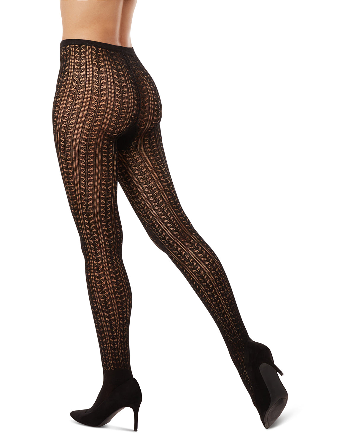 Women's Linear Pointelle Sweater Tights