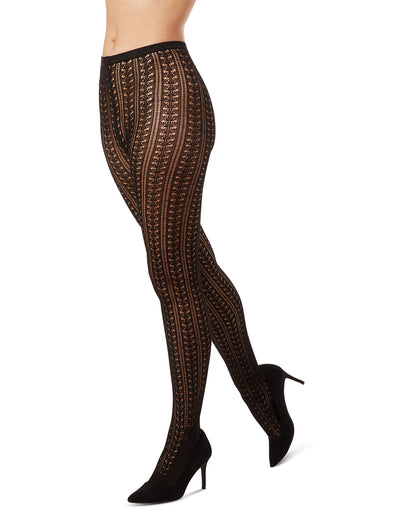 Women's Linear Pointelle Sweater Tights