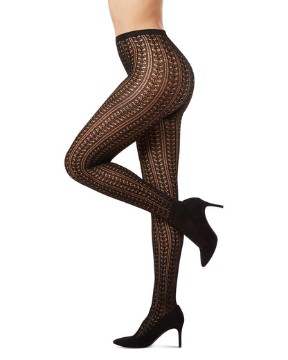 Women's Linear Pointelle Sweater Tights