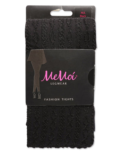 Cable Link Breathable Opaque Tights : Color: Black