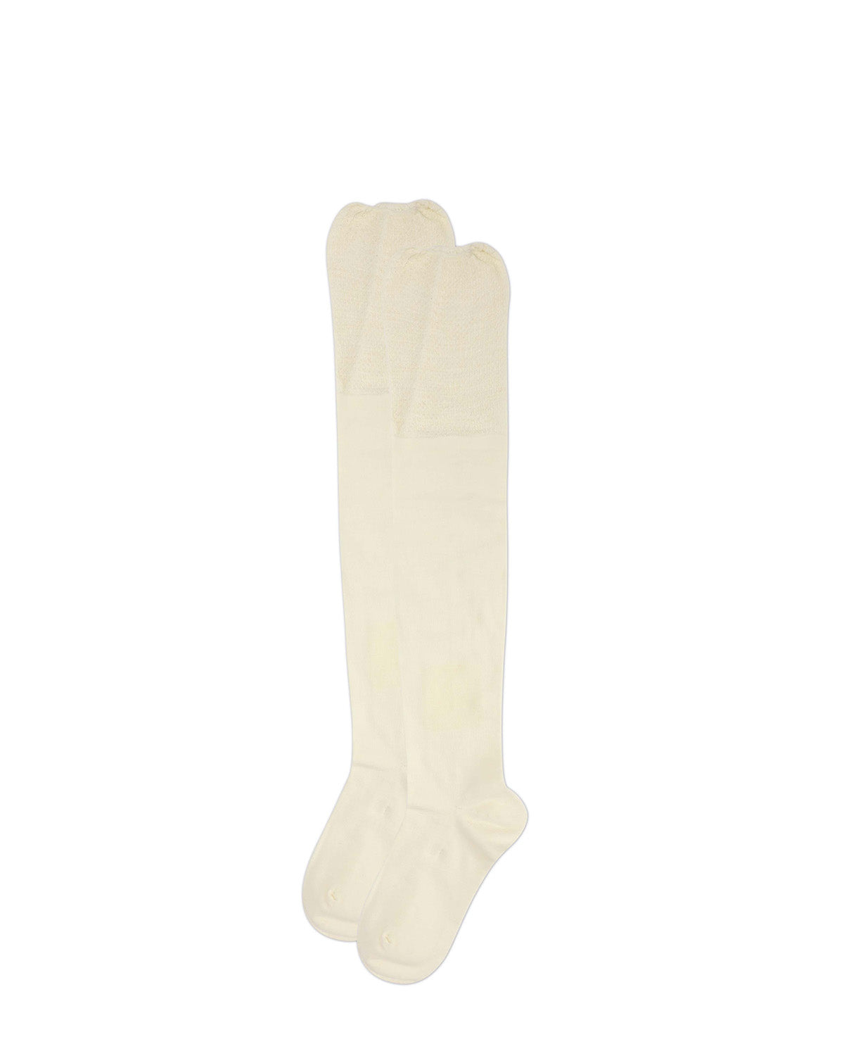 Slouched Top Over The Knee Warm Cotton Blend Socks