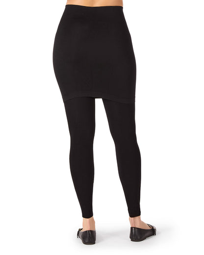 Women's Funika High Waist Black Skirted Leggings