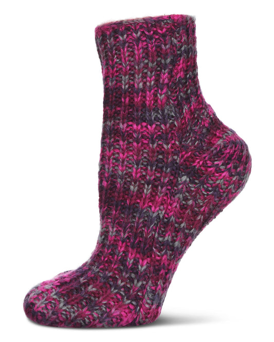Women's Dynamic Stripe Anklet Home Socks : Color: Quiet Shade