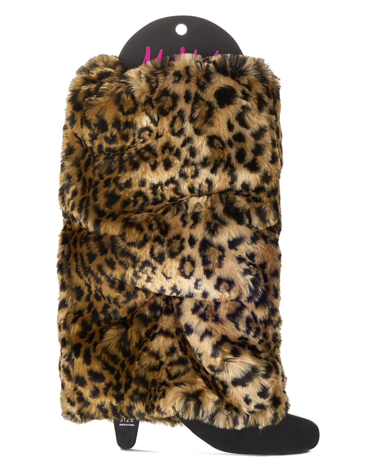 Women's Animal Craze Faux Fur Leg Warmer : Color: Cheetah