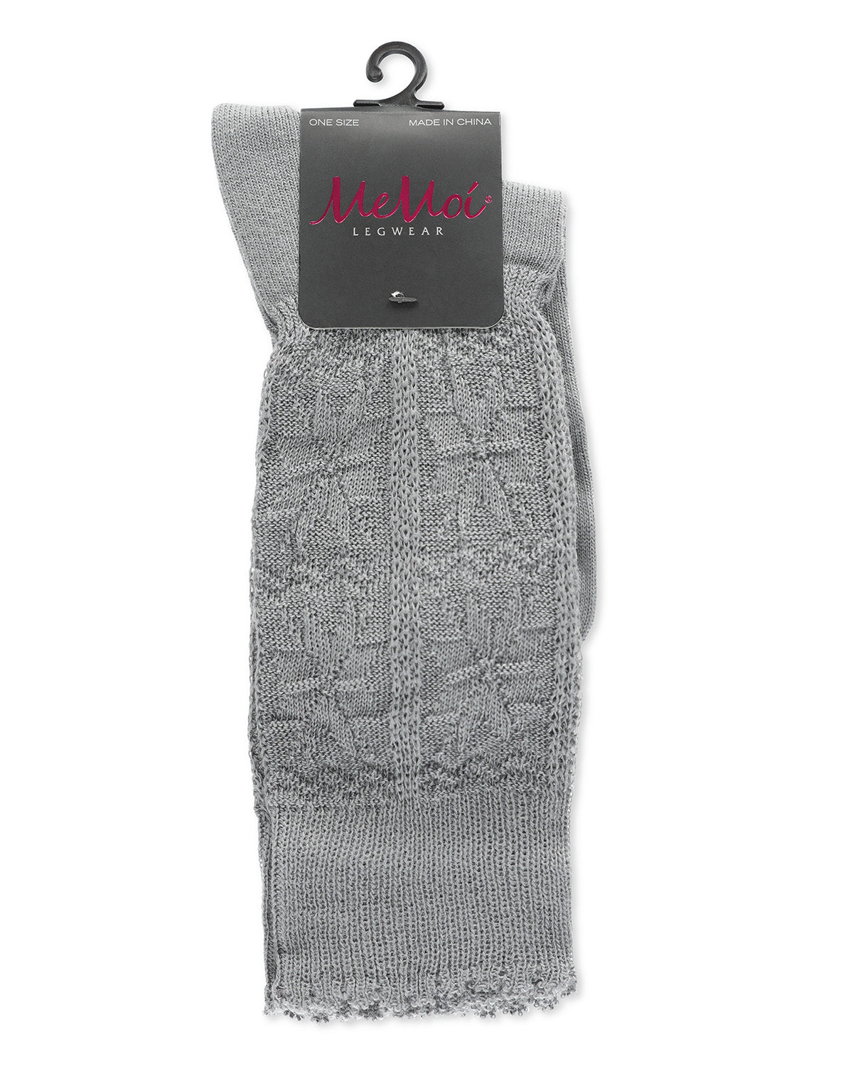 Women's Delicate Flake Embroidered Crew Socks : Color: Blackberry Cordial