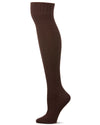 Women's Cable Deluxe Over the Knee Sock : Color: Coffee Bean