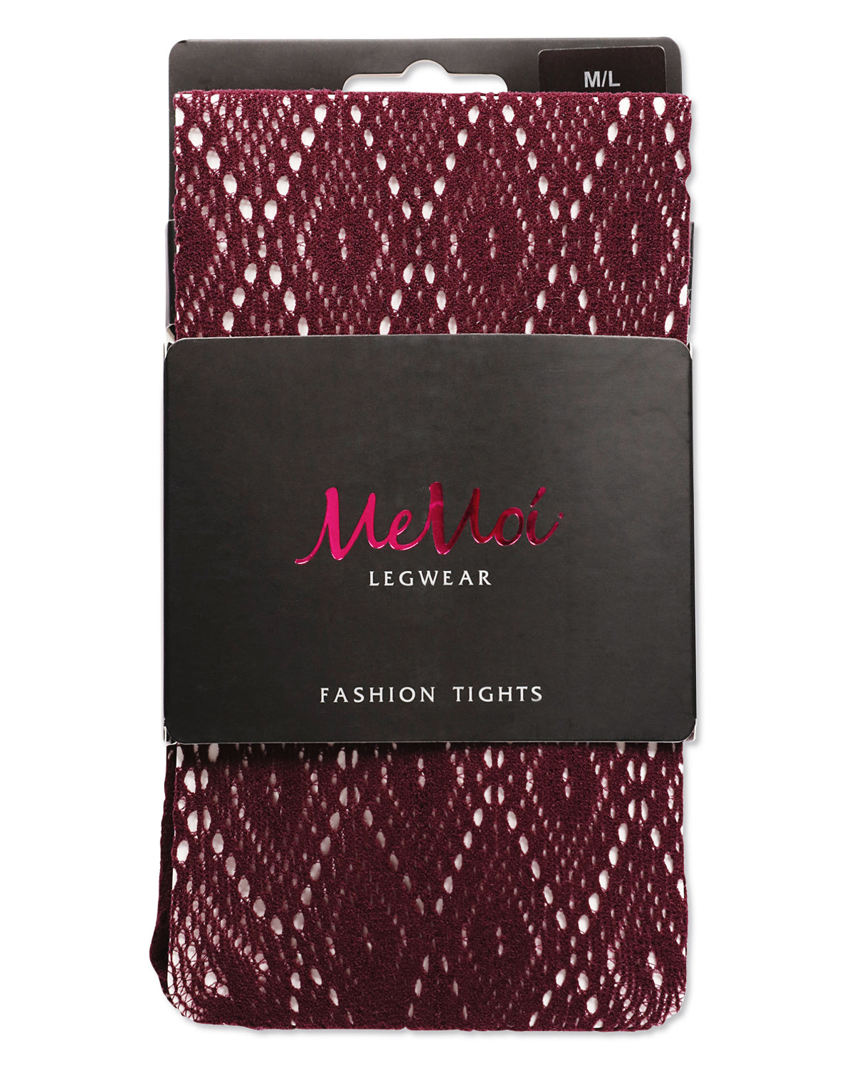 Women's Framed Diamonds Nylon Net Tights : Color: Fig