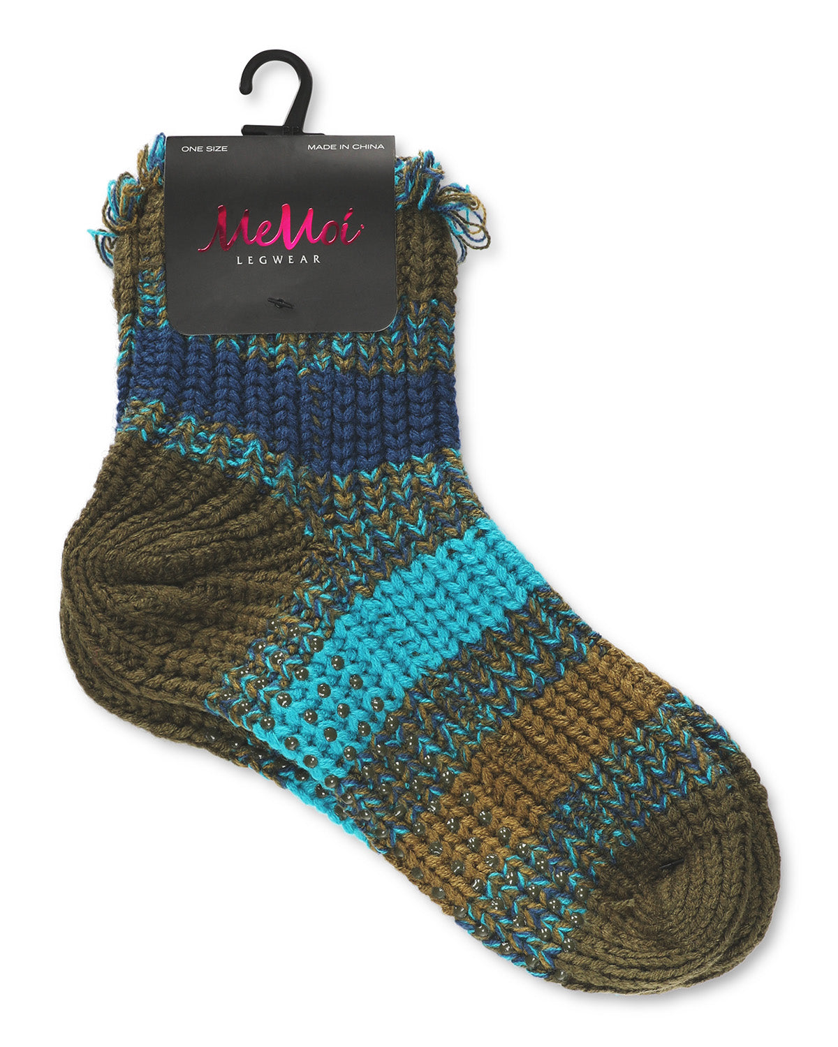 Women's Woven Shades Anklet Home Socks : Color: Grape