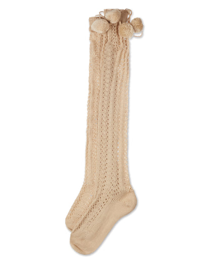 Women's Pointelle Class Over The Knee Home Socks