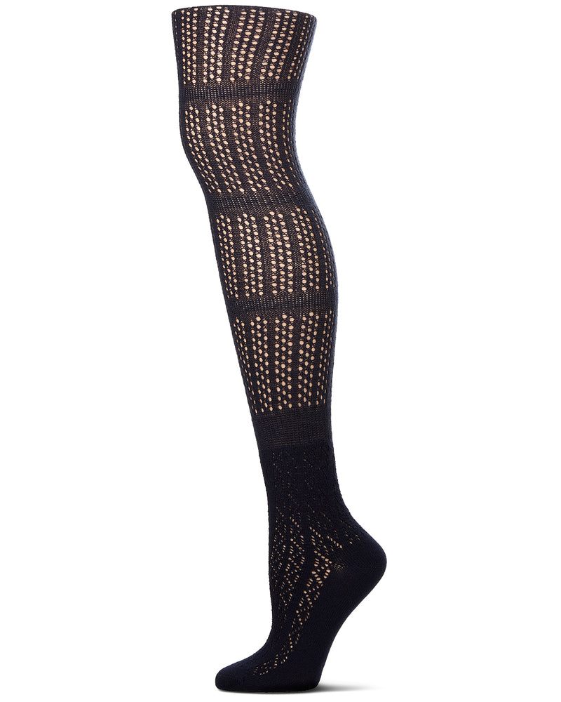 Linear Bunch Over The Knee Sock