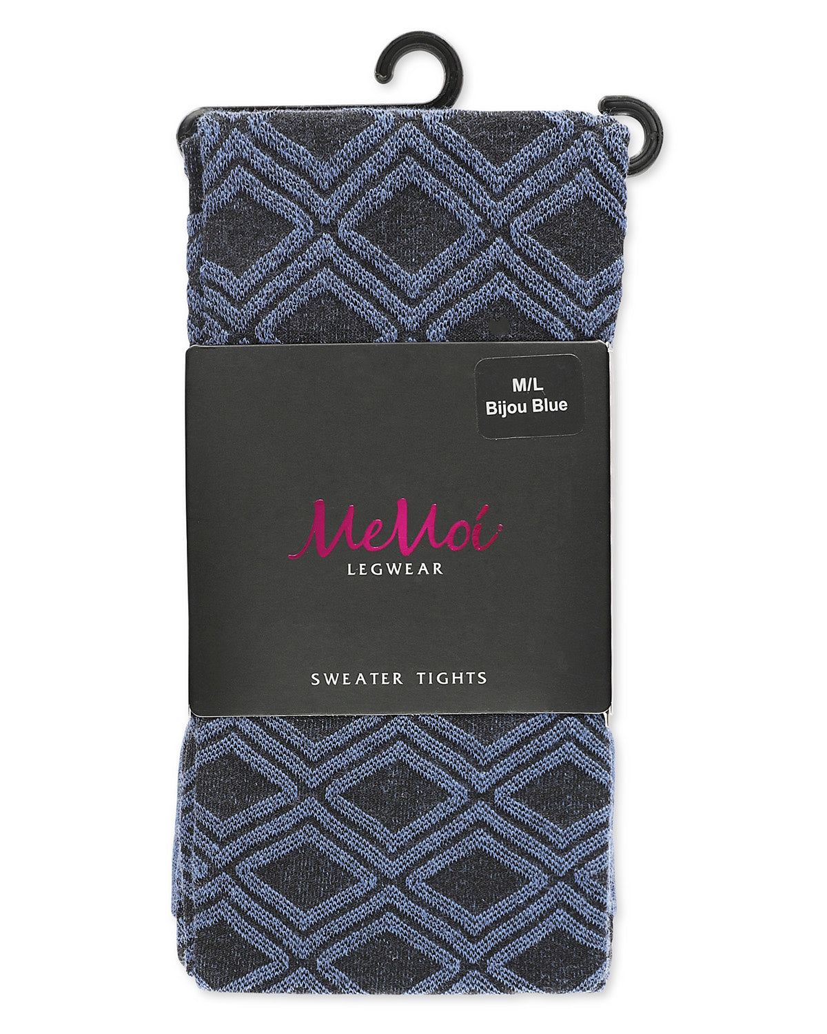 Diamond Daze Cotton Blend Sweater Tights : Color: Bijou Blue