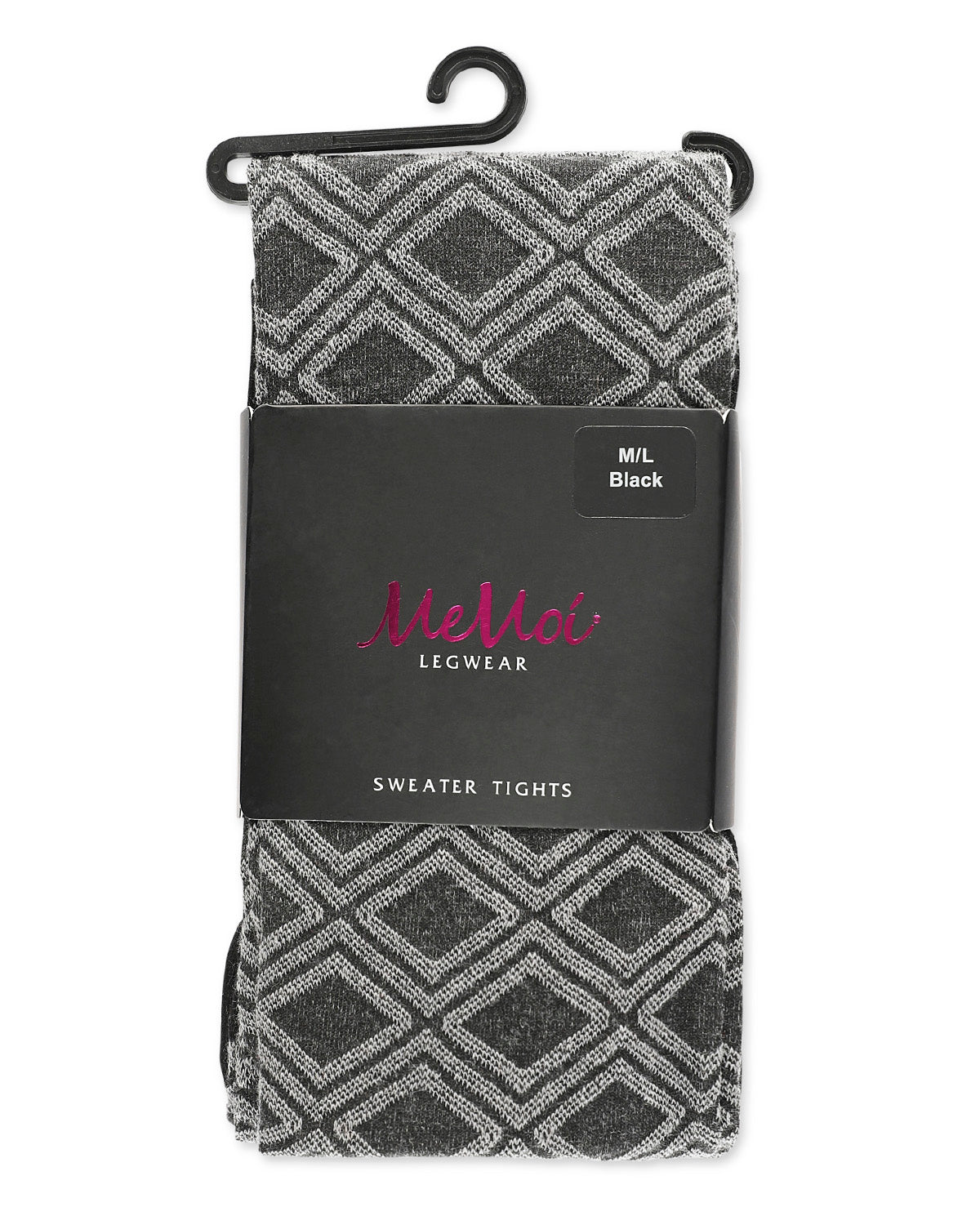 Diamond Daze Cotton Blend Sweater Tights : Color: Black