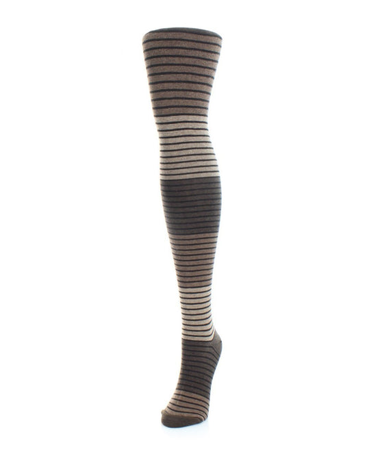 Gradient Stripes Sweater Tights