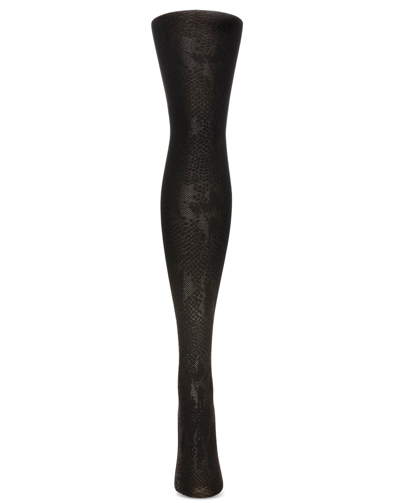 Women's Glitzy Python Opaque Nylon Tights