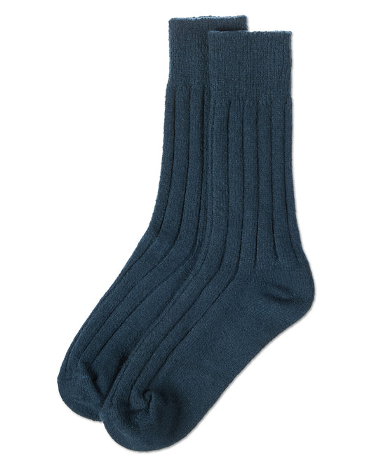 Women's Soft & Snug Crew Sock : Color: Reflecting Pond