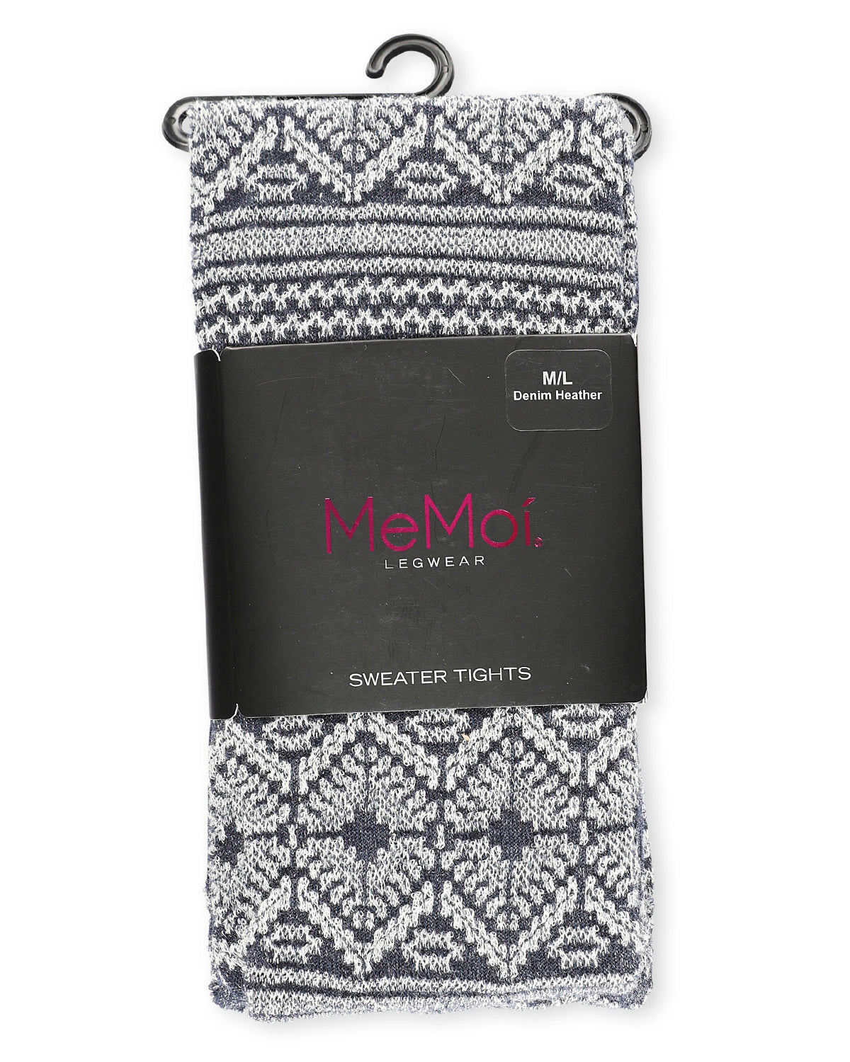 Traditional Geometric Lifestyle Sweater Tights : Color: DenimHeather