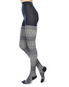 Traditional Geometric Lifestyle Sweater Tights : Color: DenimHeather