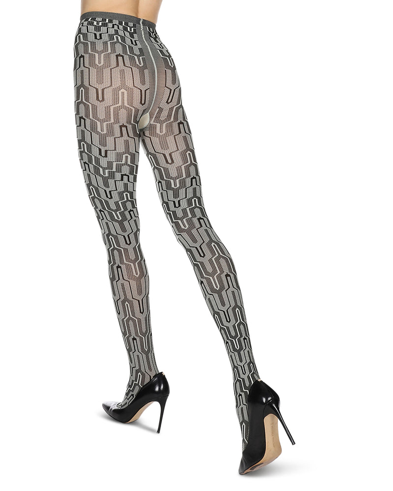 Tower Line Opaque Tights