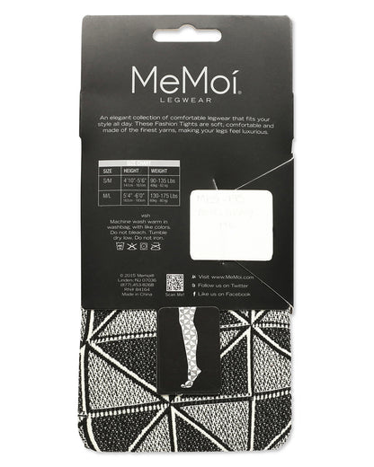 Stylish Tribox Multicolor Fashion Opaque Tights : Color: Black/Gray