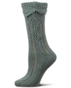 ElegaKnit Chunky Knit Boot Socks : Color: Mint
