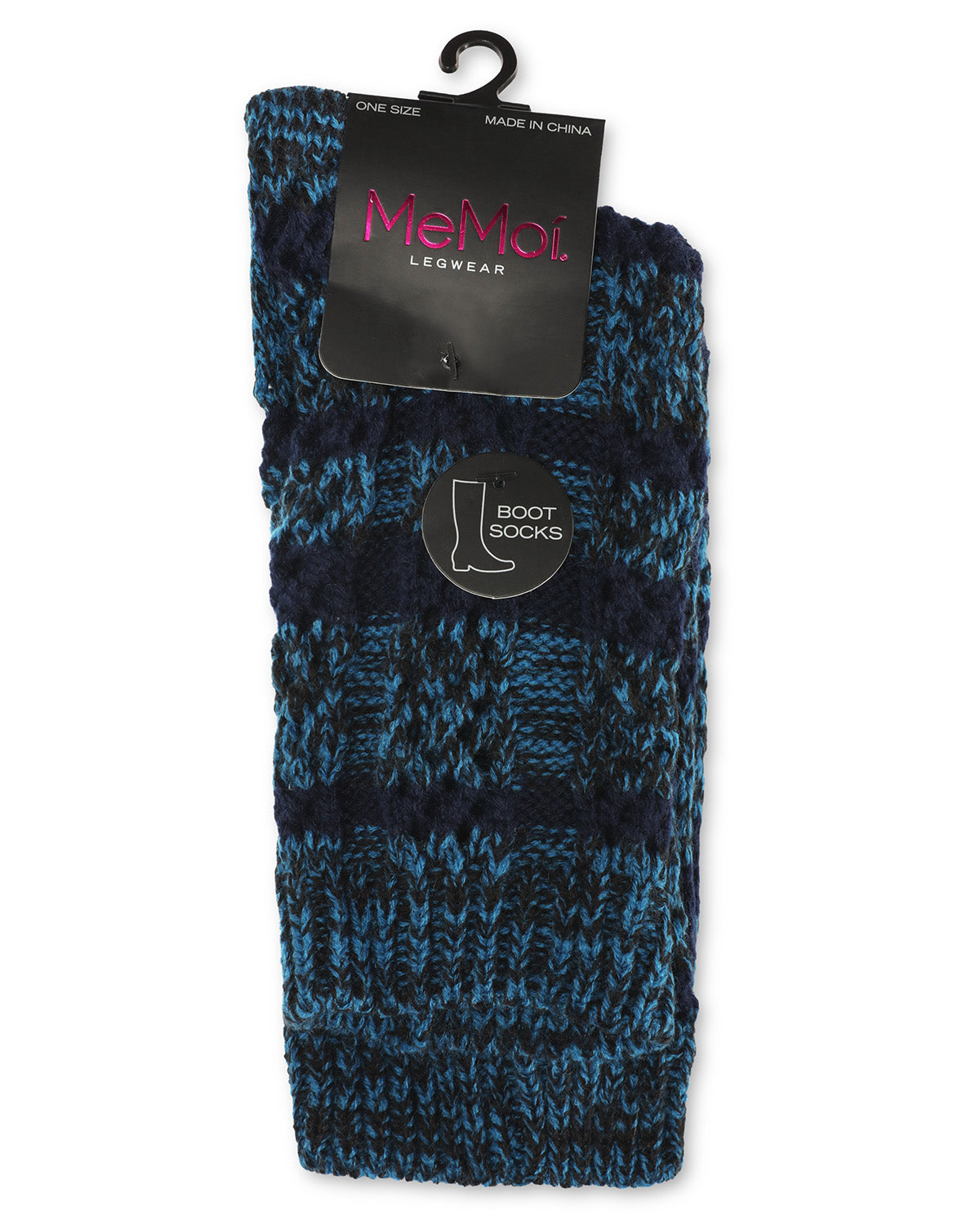 Stripe Shade Legion Chunky Knit Boot Sock : Color: Legion Blue