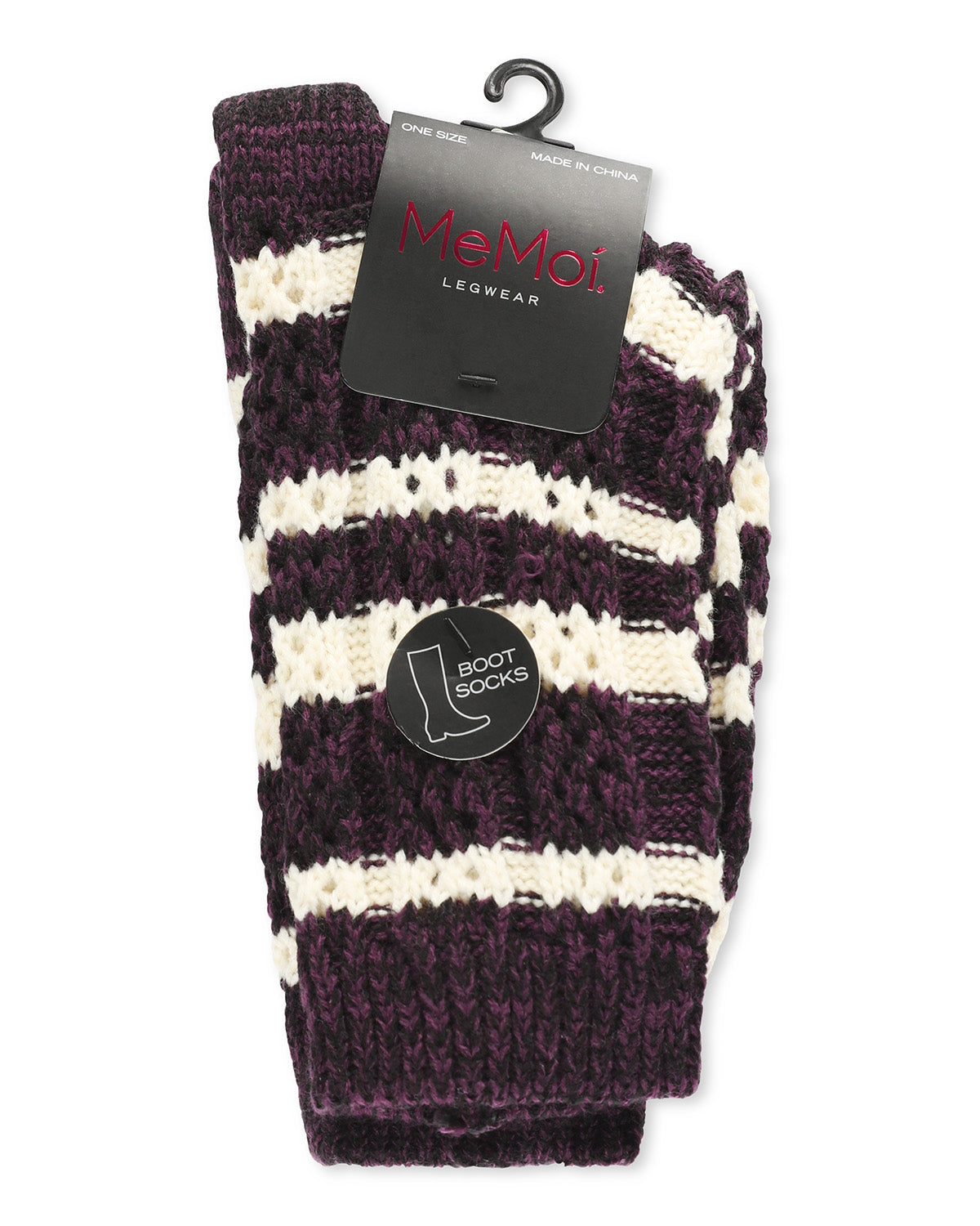 Stripe Shade Legion Chunky Knit Boot Sock : Color: Legion Blue