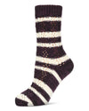 Stripe Shade Legion Chunky Knit Boot Sock : Color: Purple Pennant