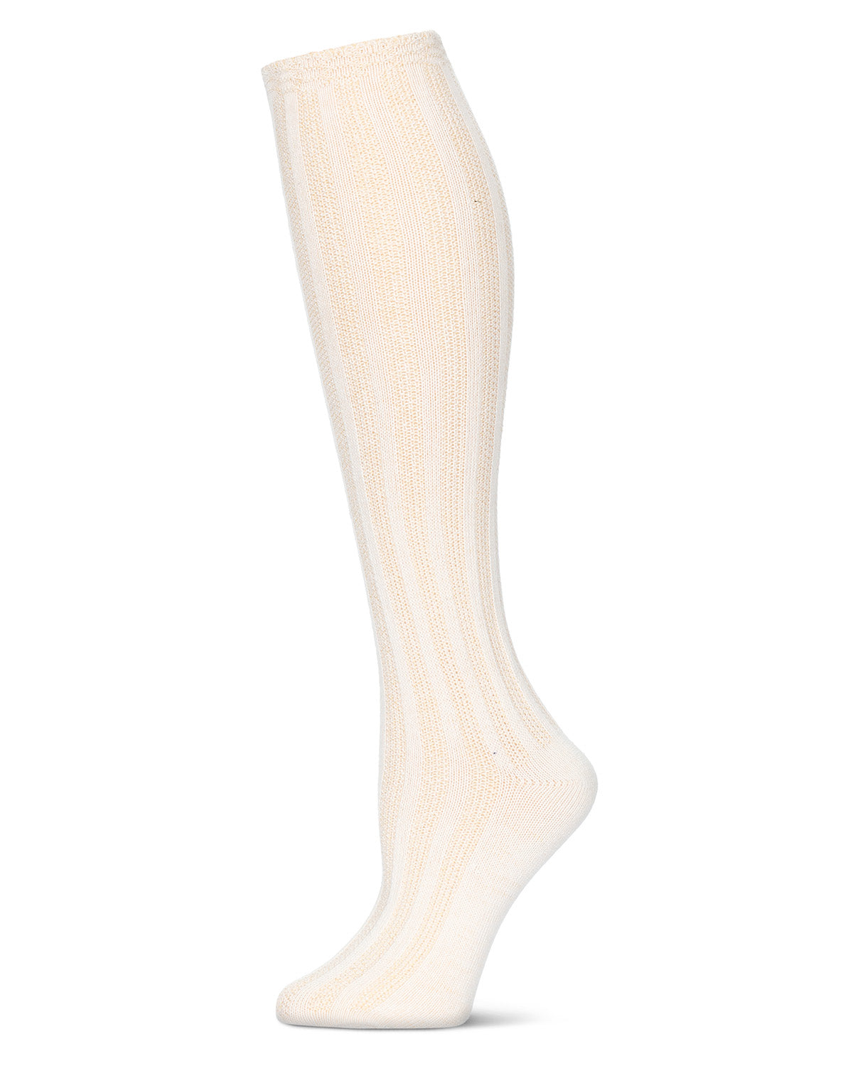 Women's Track Flow Striped Knee-High Socks : Color: Winter White